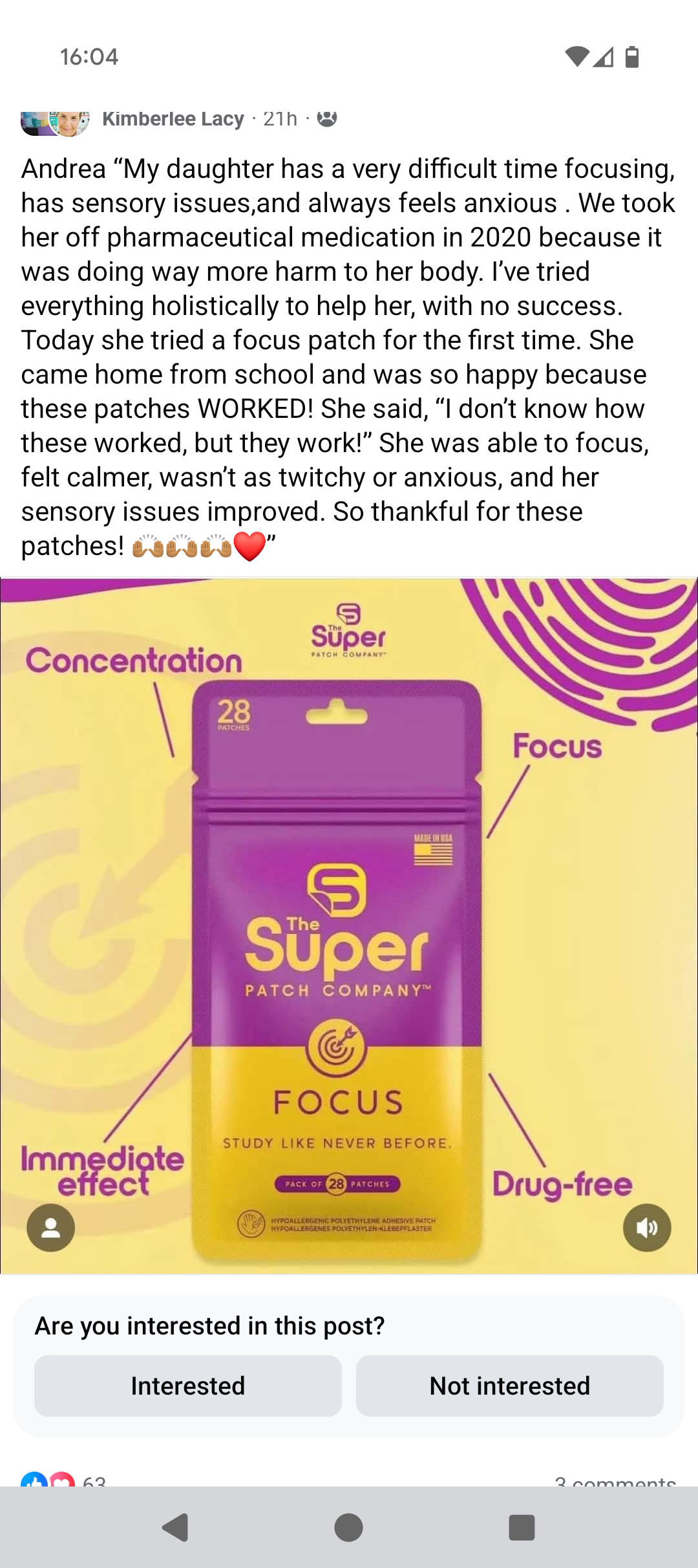 Joy Super Patch