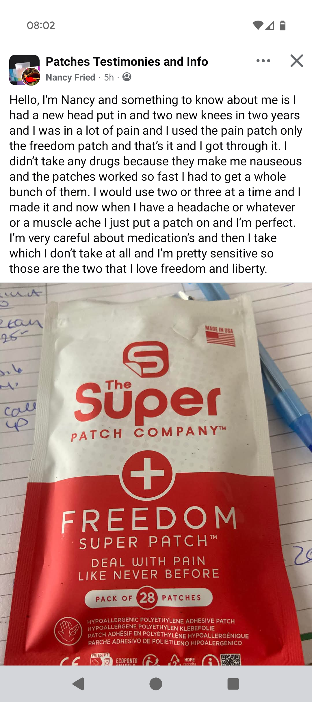 Joy Super Patch